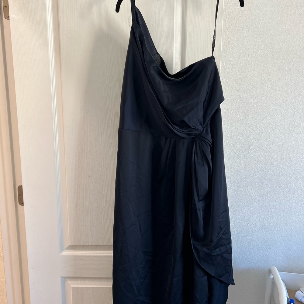 City Chic Sensual Dress Navy SZ 16 - Picture 2 of 5